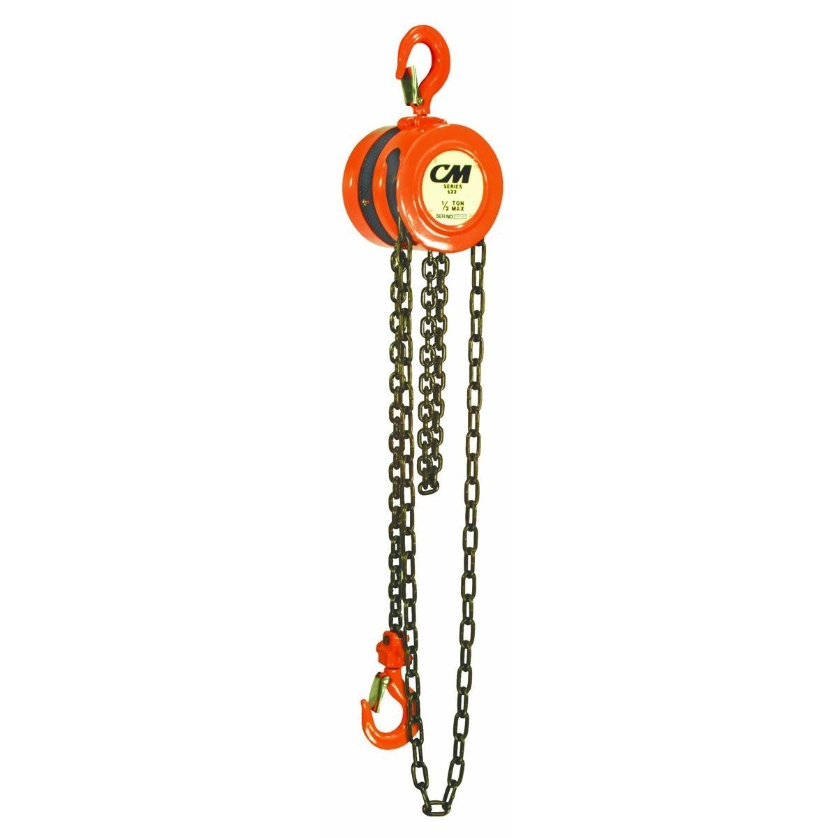 CM - Series 622 1/2 Ton Hand Chain Hoist (10' Lift)