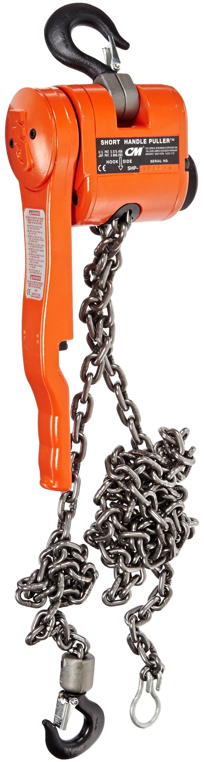 CM - Short Handle Puller 3 Ton (Less Chain / No Chain)
